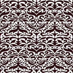 Delicate damask pattern