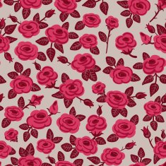 Seamless pattern of roses N7