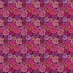 Seamless rose vector pattern N3