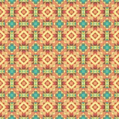 Graphic seamless colorful pattern Flat style N15