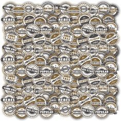 vintage sticker label N655