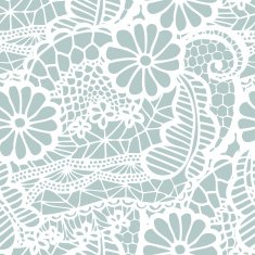 Lace seamless pattern with flowers N199