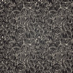 Seamless dark texture with flower N5