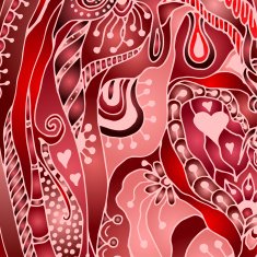 Vector abstract floral decorative background N51