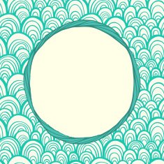 Seamless pattern with abstract scale texture and frame for text N2