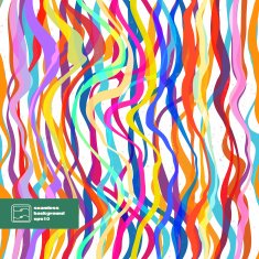 Abstract Seamless Colorful Striped Background N6