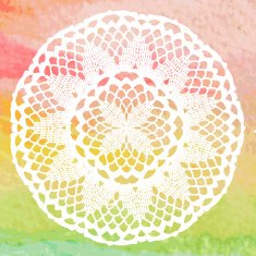 Elegant lacy doily Crochet mandala N8