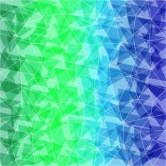 Blue-Green abstract polygonal background