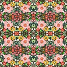 Seamless floral vector pattern N18