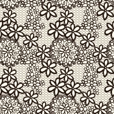 Flower lacy seamless background N38