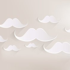 Hipster moustaches icon N10
