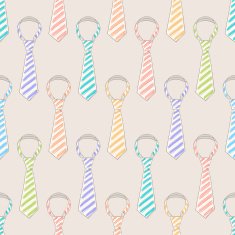colored striped ties