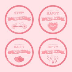Pink Valentine's day background N3