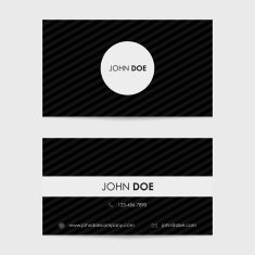 editable vector business card template N10