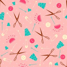 Seamless vector sewing pattern N5