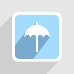 Vector blue icon on gray background Eps10 N11