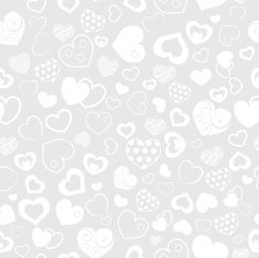 Seamless pattern of hearts N17
