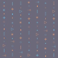 Minimalistic geometric seamless pattern Vector N3
