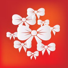 Gift Christmas bow web icon N7