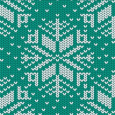 Scandinavian knitted seamless pattern