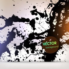 Abstract Ink Blot for Grunge Backgound N297