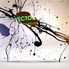 Abstract Ink Blot for Grunge Backgound N298
