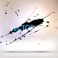 Abstract Ink Blot for Grunge Backgound N301