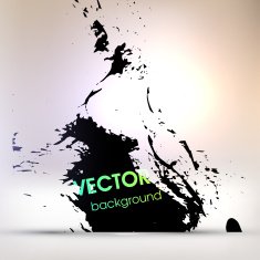 Abstract Ink Blot for Grunge Backgound N317