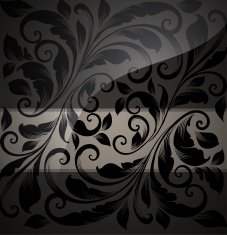Floral Retro Background for Vintage Design N1148