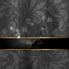 Floral Retro Background for Vintage Design N1168
