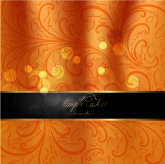 Floral Retro Background for Vintage Design N1169