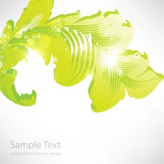 Floral Retro Background for Vintage Design N1172