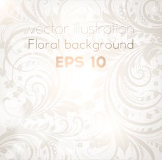 Floral Retro Background for Vintage Design N1190
