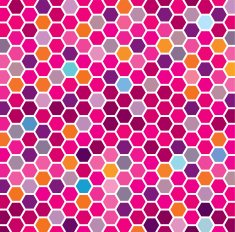 Brown Hexagonal Pattern