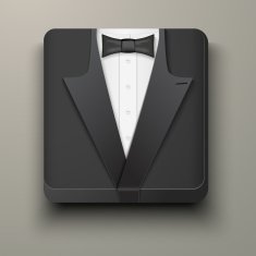 Premium Icon tuxedo and bow-tie