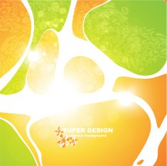 Abstract Summer Background Design Template N9