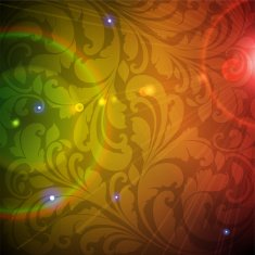 Floral Retro Background for Vintage Design N1216