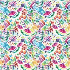 Mosaic vector seamless pattern N42