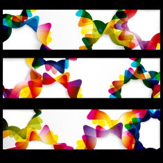 Abstract horizontal banner