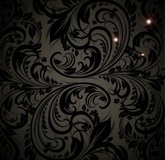 Floral Retro Background for Vintage Design N1285