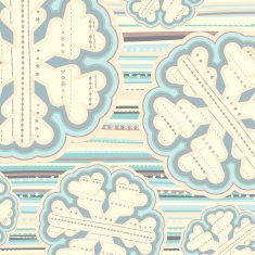 Christmas pattern in light pastel colors N4
