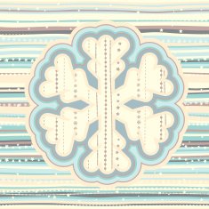 Christmas pattern in light pastel colors N5