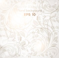 Floral Retro Background for Vintage Design N1314