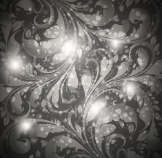 Floral Retro Background for Vintage Design N1315