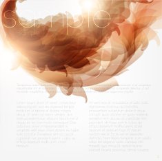 Floral Retro Background for Vintage Design N1336