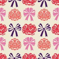pattern with bows