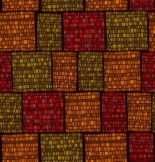 Seamless decorative red square texture