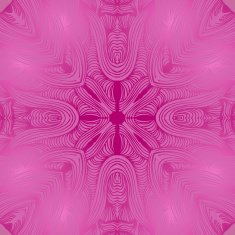 Glossy ornamental round lace pattern