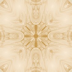 Glossy bright ornamental round lace pattern