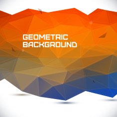 Abstract 3D geometric background N2